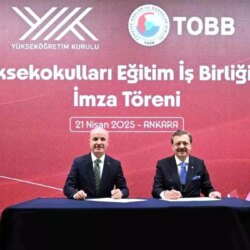 TOBB ve YÖK Arasında Mesleki Eğitimde İş Birliği Protokolü İmzalandı